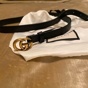 Size 32/80 thin Gucci belt